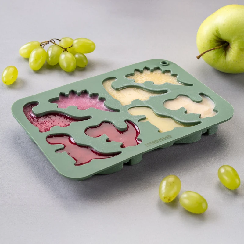 Stampo per cubetti di ghiaccio, design dinosauro