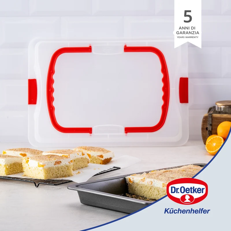 Teglia con coperchio per il trasporto 42 x 29cm, linea Bake&Go