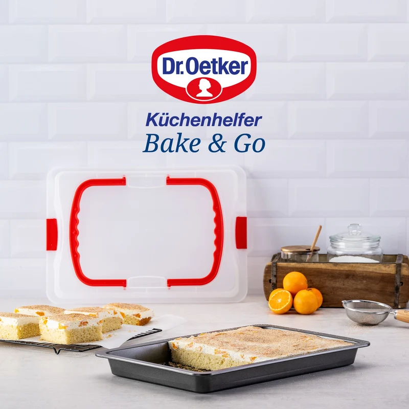 Teglia con coperchio per il trasporto 42 x 29cm, linea Bake&Go