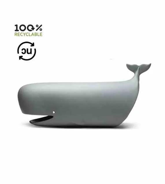 Qualy Moby Whale Plastic Bag Holder Porta Buste in Plastica Balena Moby
