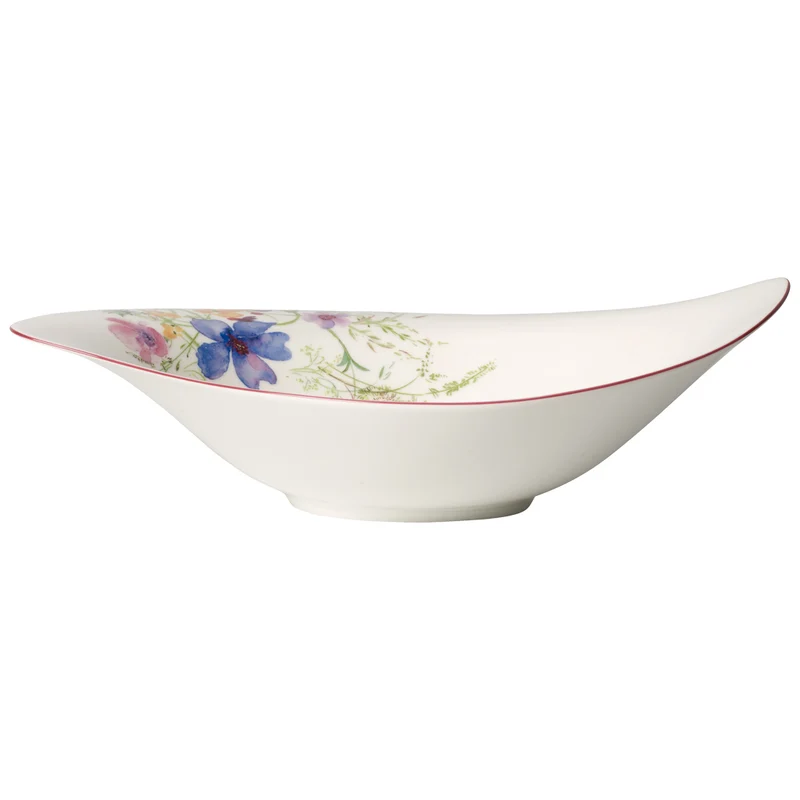 Mariefleur Scodella da pasta/portata multicolore, 600 ml, Premium Porcelain