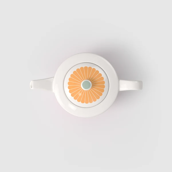 Fleur Teiera multicolore, Premium Porcelain