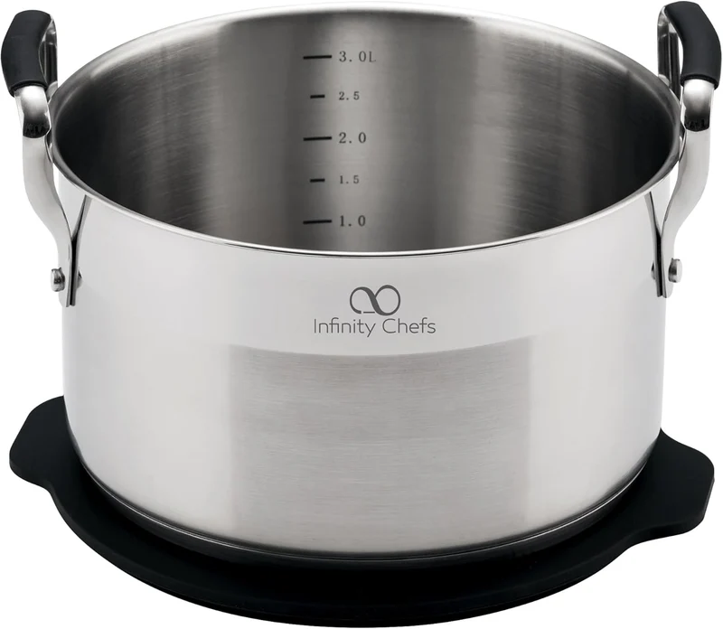 INFINITY CHEFS RATIO - BATTERIA DI PENTOLE SALVA SPAZIO