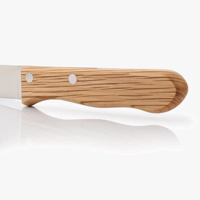 Cuchillo para churrasco de madera de encina de 125 mm