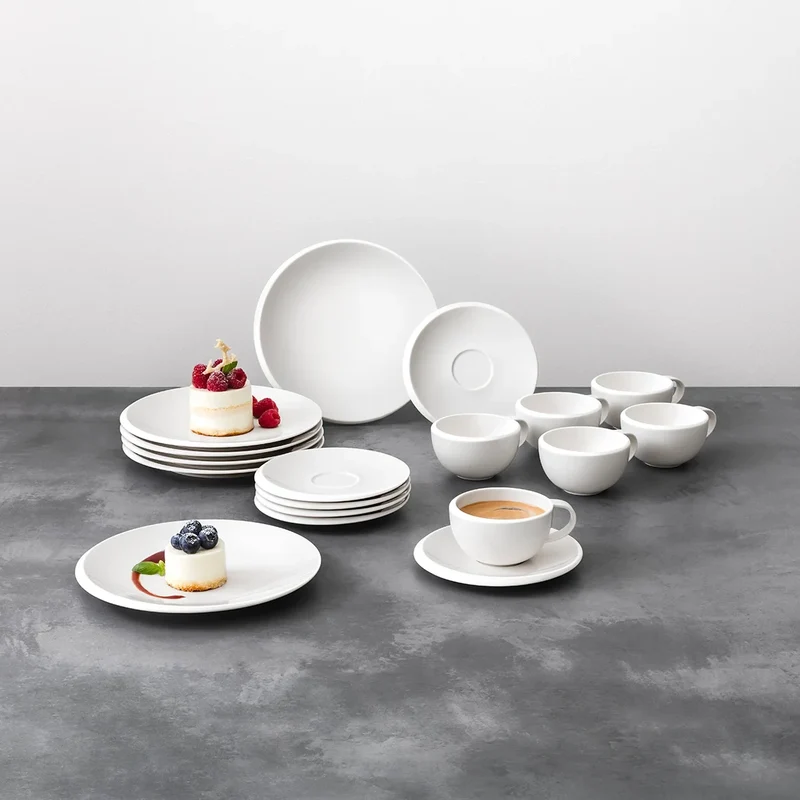 Set da colazione e caffè NewMoon per 6 persone, 18 pezzi
