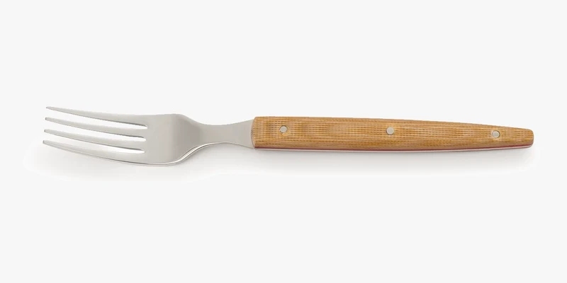 Tenedor Chuletero The Origin Micarta Beige 220 mm