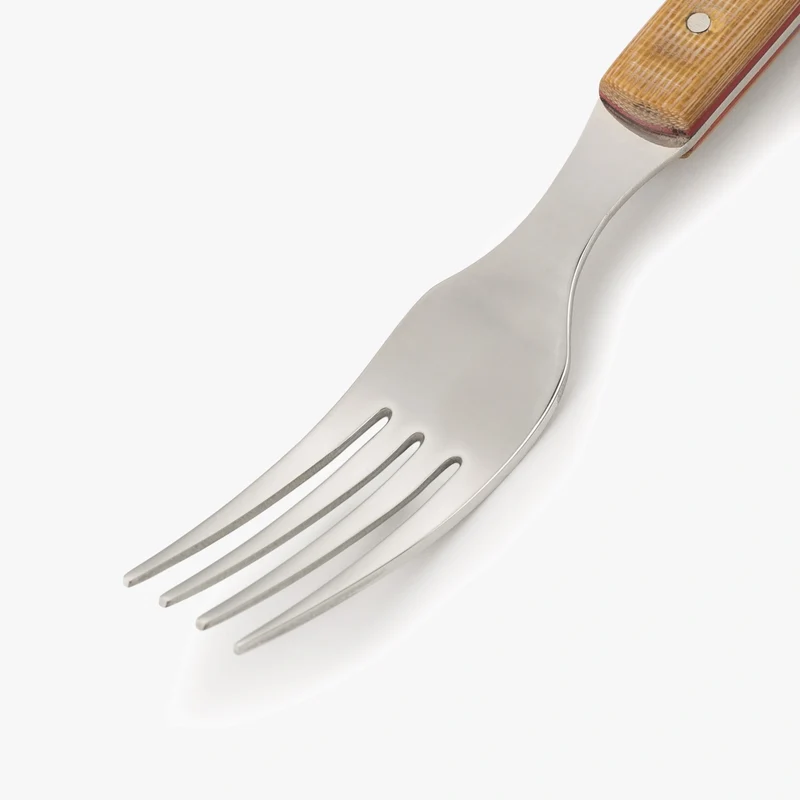 Tenedor Chuletero The Origin Micarta Beige 220 mm