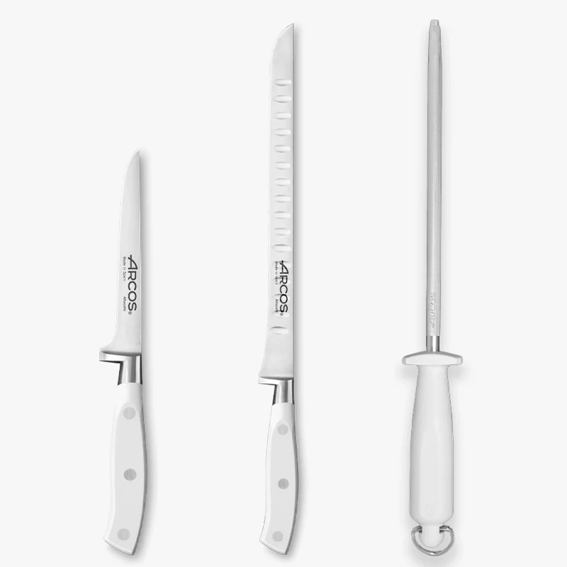 Set jamonero Riviera Blanc