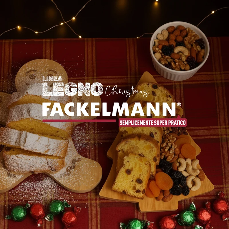 Tagliere a forma di Omino di Pan Di Zenzero, in legno di bambù