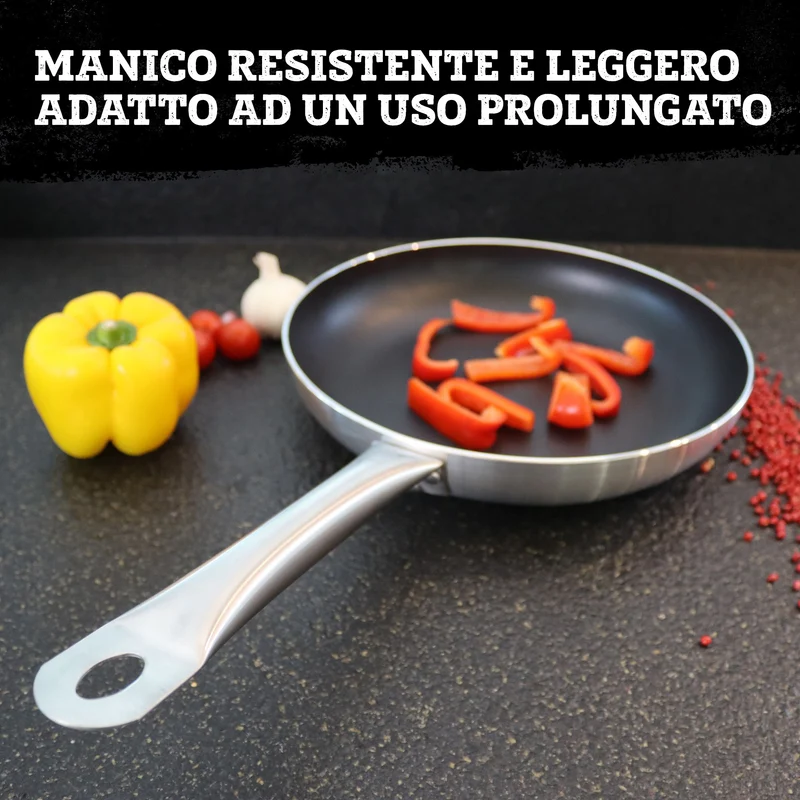 Padella da 28 cm, fondo a nido d'ape antiaderente