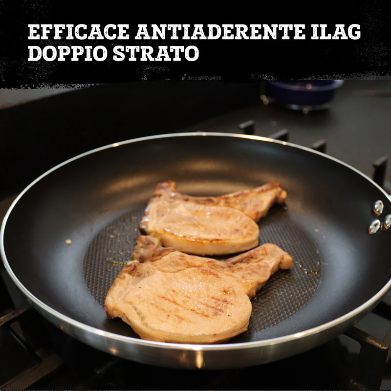 Padella da 28 cm, fondo a nido d'ape antiaderente