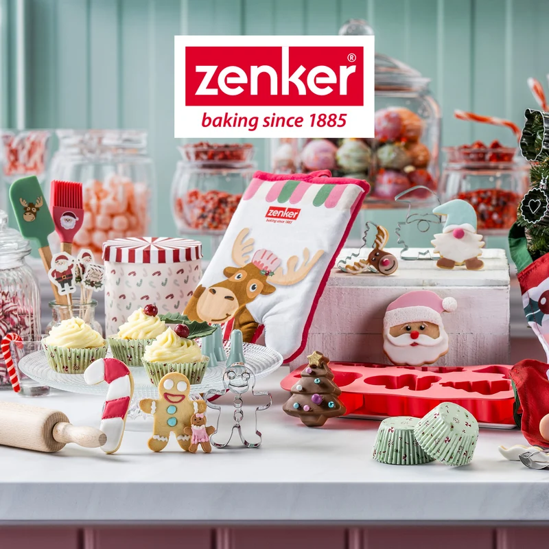 Set Natale Tagliere Omino di Pan di Zenzero in Bambù e Formina per Biscotti in Acciaio Inox