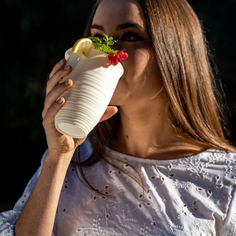 SET 6 BICCHIERI ALTI TUMBLER "TIERRA"