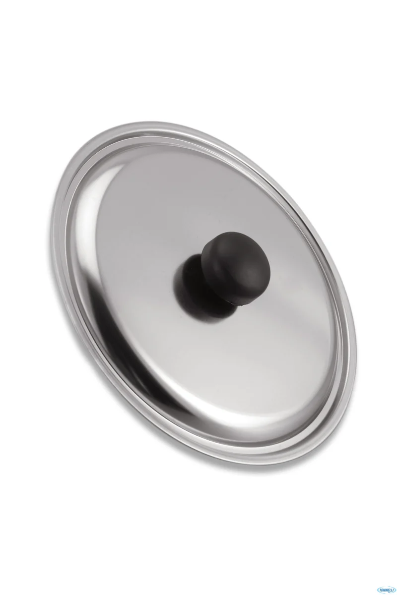 COPERCHIO INOX CM.28 POMOLO IN PLASTCA