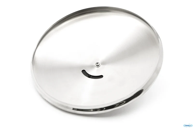 COPERCHIO INOX CM 24 STOCK CON POMOLO