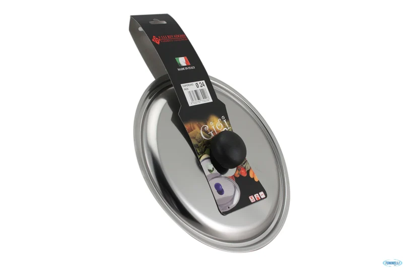 COPERCHIO INOX CM.24 POMOLO PLASTICA
