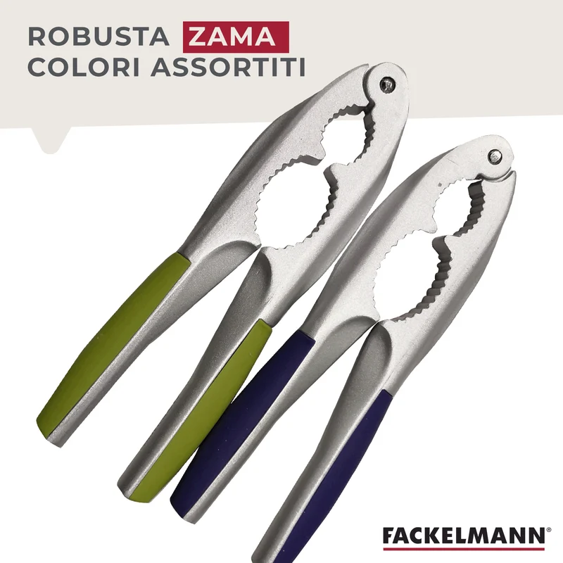 Schiaccianoci in alluminio con impugnatura antiscivolo Soft Grip