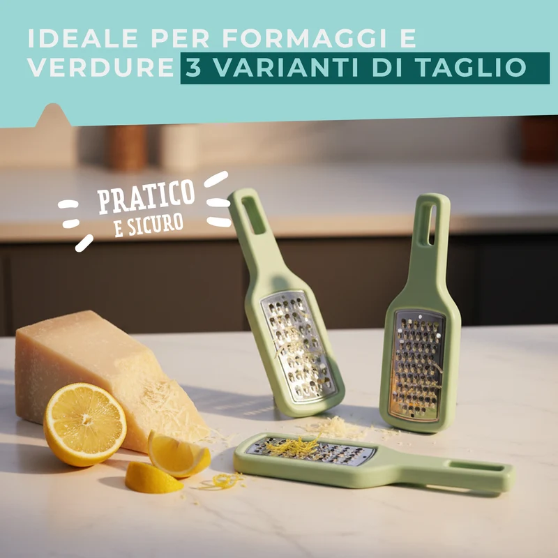 Set di 3 Grattugie, Linea Ocean