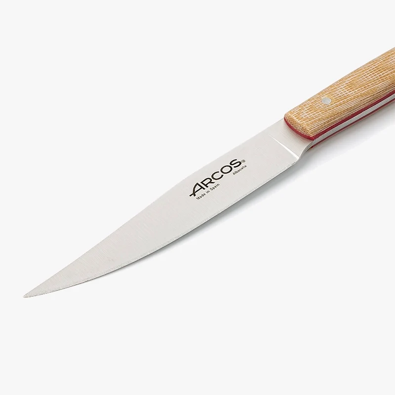 Cuchillo chuletero The Origin Micarta Beige 110 mm
