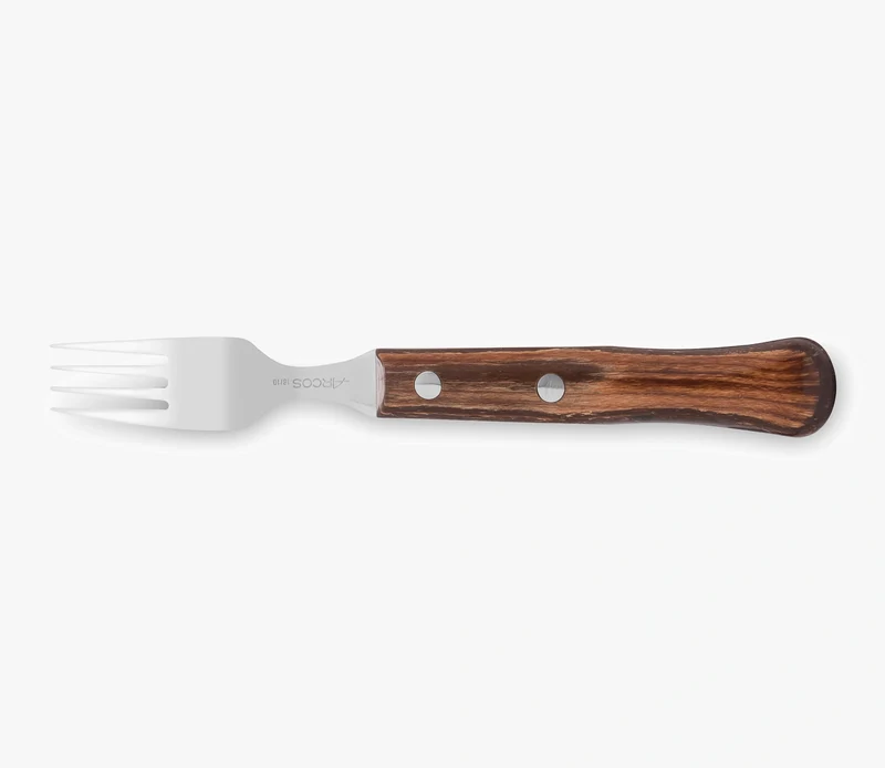Tenedor para Churrasco Madera de Haya Comprimida 206 mm
