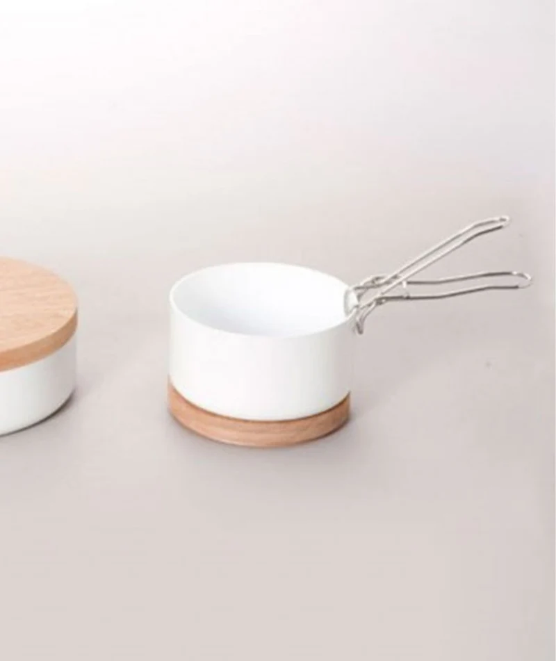 knIndustrie ABCT Casseruola Bianca Ø 16 cm