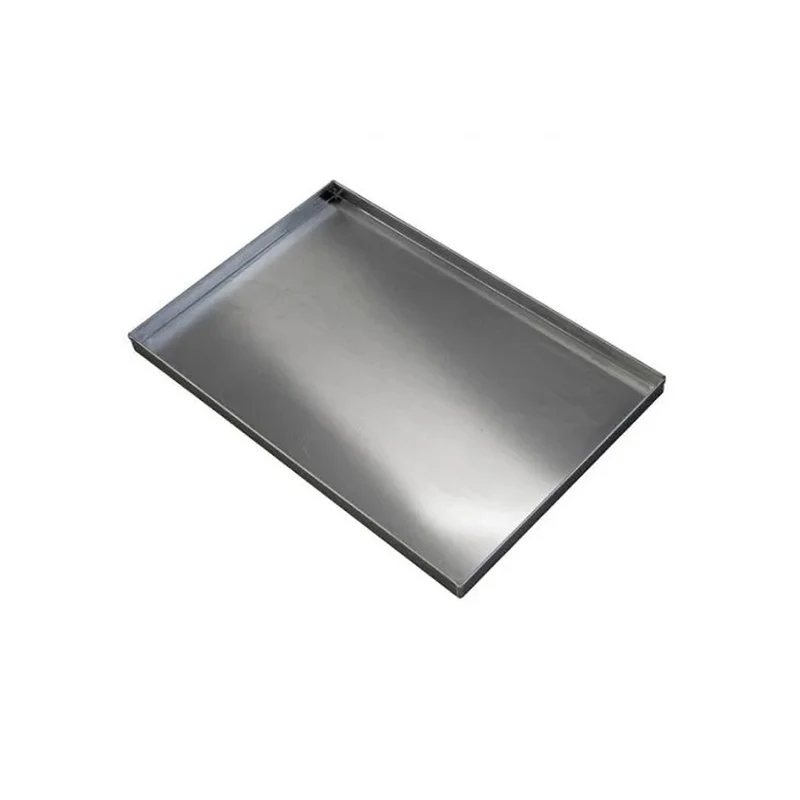 Teglia alluminio cm.53x32.5 h.2 piana saldata