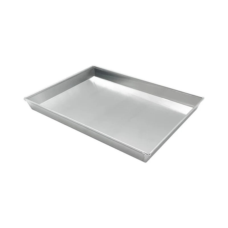 Teglia alluminio cm.40x30 h.3 bordi svasati