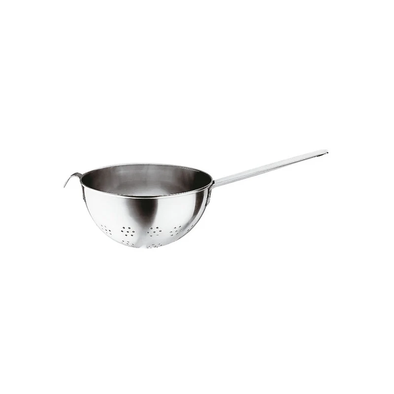 Colapasta inox semisferico 1 manico ø cm.22 h.12 lt.2.7