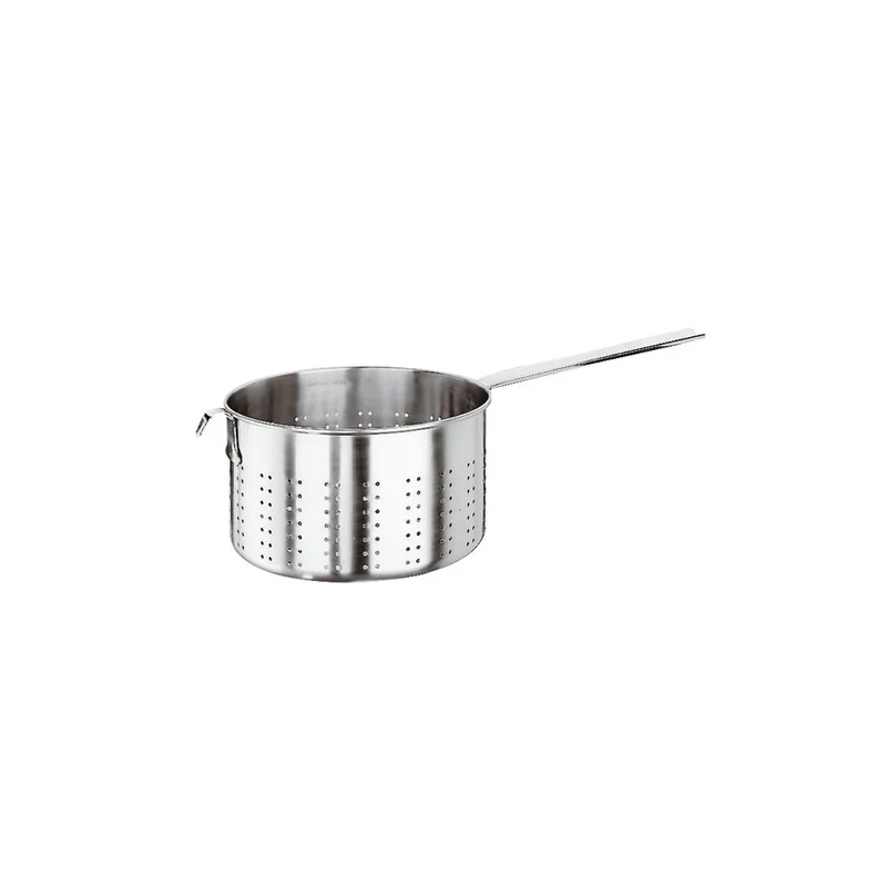 Colapasta inox 1 manico ø cm.18 con gancio h.11 lt.3.2