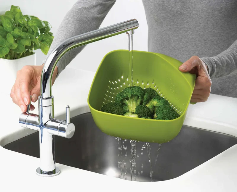 Scolapasta - Verde quadrato
