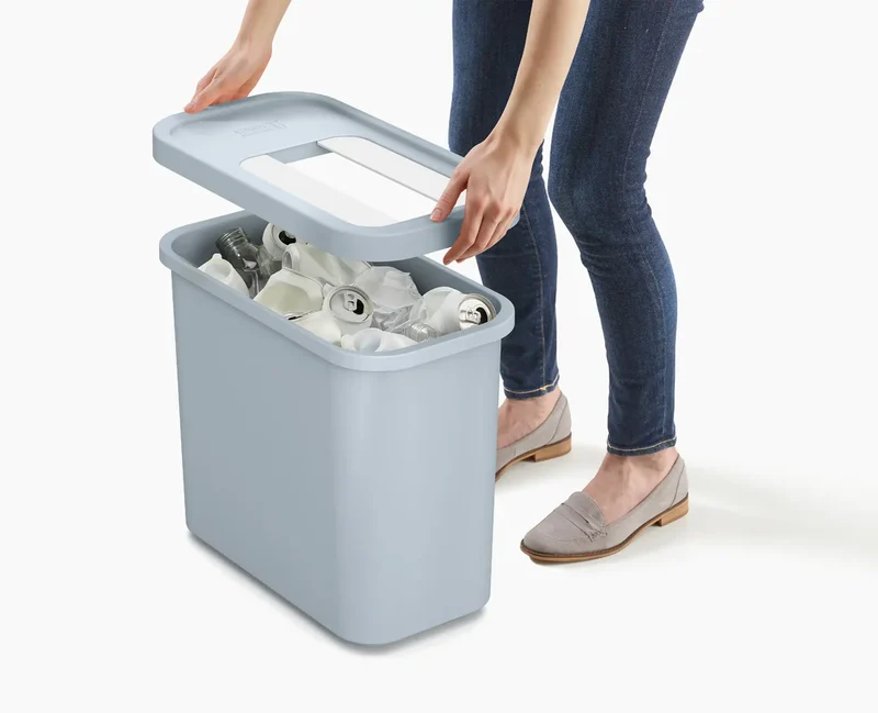 GoRecycle Contenitore per il riciclaggio - 32L azzurro chiaro