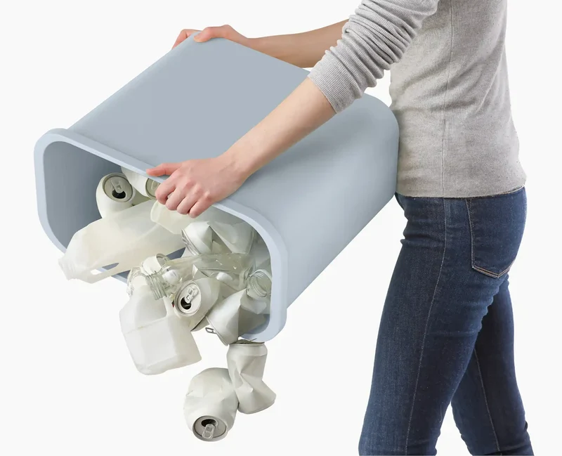 GoRecycle Contenitore per il riciclaggio - 32L azzurro chiaro