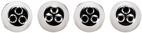 Setn 4 Bocchette Assortite - Acciaio Inox