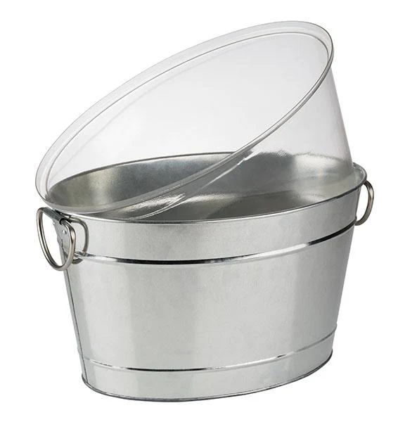 Secchiello per bevande "Tin" 28 x 40 cm Argento