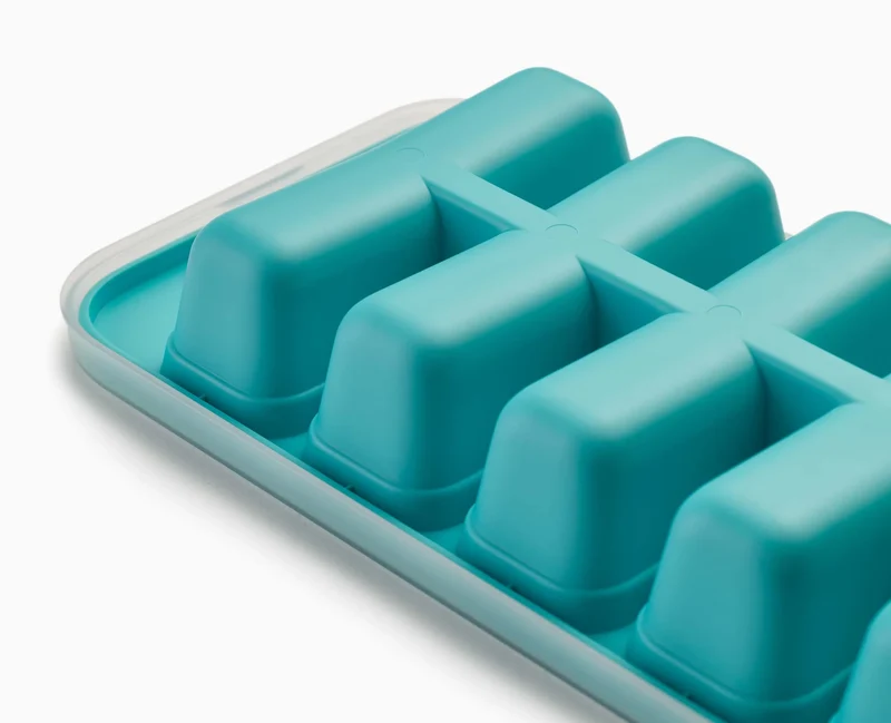 Flow™ Confezione da 2 vaschette per cubetti di ghiaccio blu facili da riempir