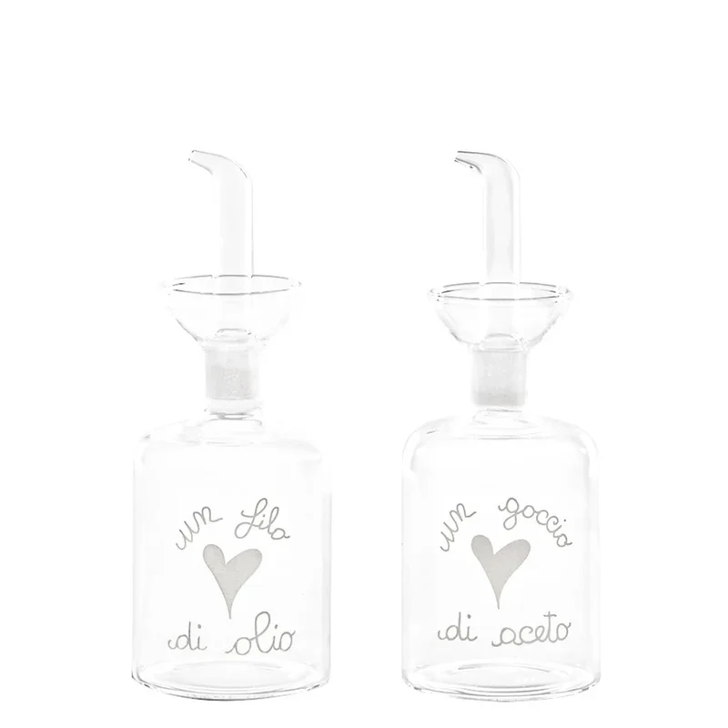 Set 2 Bottiglie Un Filo di Olio - Un Goccio di Aceto / 2x250ml