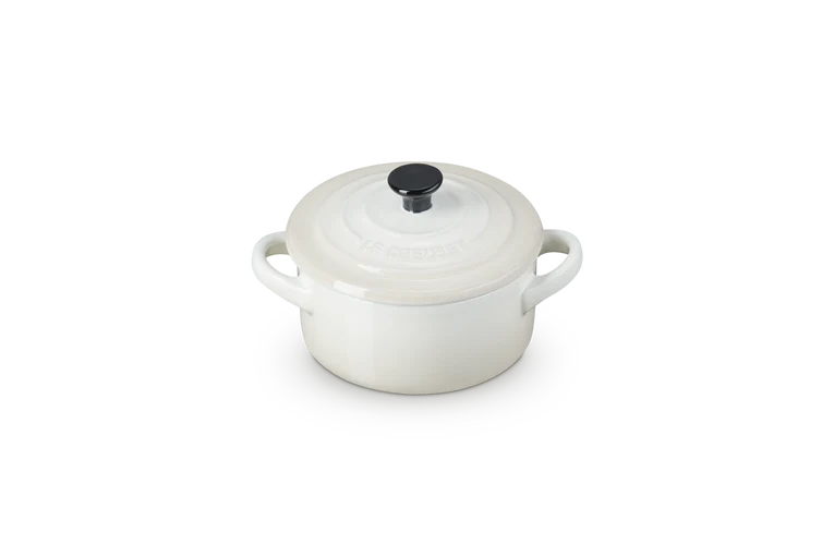 Mini cocotte rotonda in gres vetrificato - Meringue 10 CM / 0.25 L
