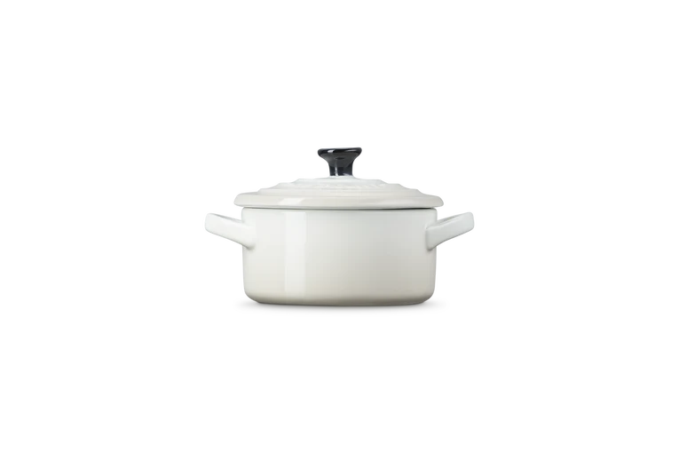 Mini cocotte rotonda in gres vetrificato - Meringue 10 CM / 0.25 L