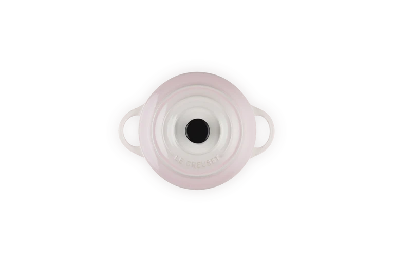 Mini cocotte rotonda in gres vetrificato - Shell Pink 10 CM / 0.25 L