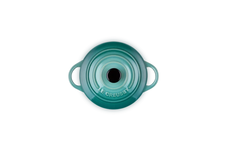 Mini cocotte rotonda in gres vetrificato - Bleu Riviera 10 CM / 0.25 L