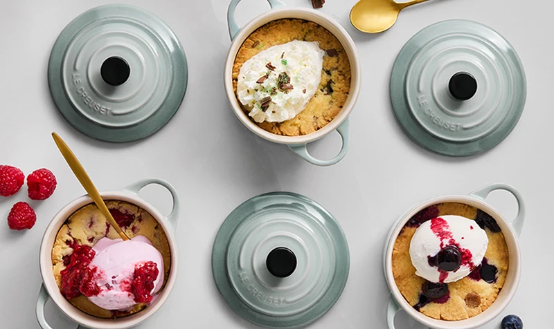 Mini cocotte rotonda in gres vetrificato - Sea Salt 10 CM / 0.25 L