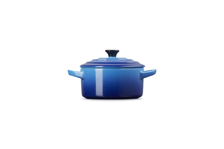 Mini cocotte rotonda in gres vetrificato - Azure 10 CM / 0.25 L