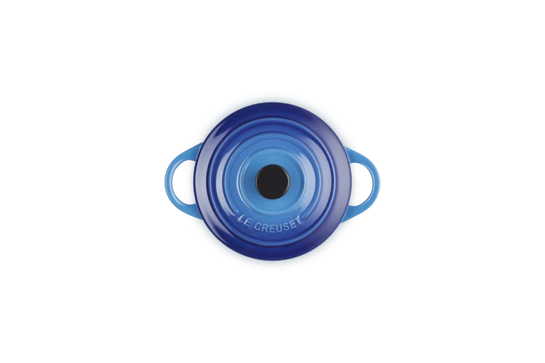 Mini cocotte rotonda in gres vetrificato - Azure 10 CM / 0.25 L