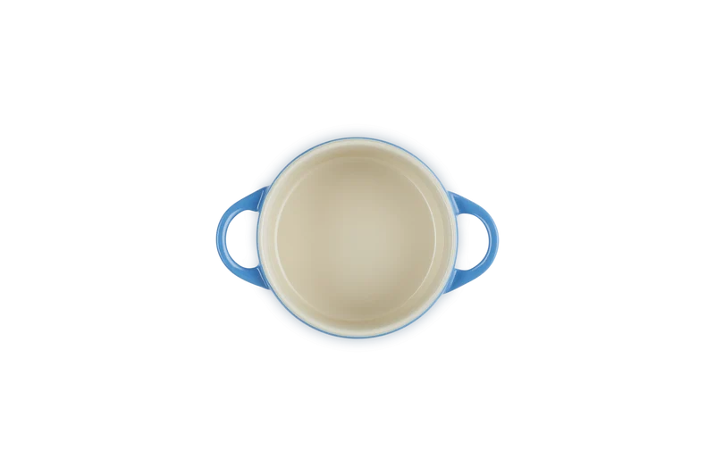 Mini cocotte rotonda in gres vetrificato - Azure 10 CM / 0.25 L
