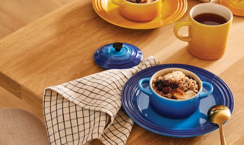 Mini cocotte rotonda in gres vetrificato - Azure 10 CM / 0.25 L