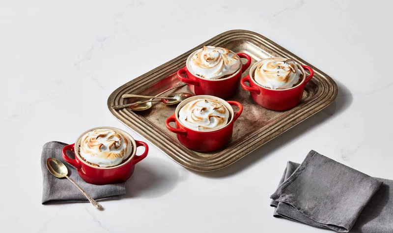 Mini cocotte rotonda in gres vetrificato - Arancio 10 CM / 0.25 L