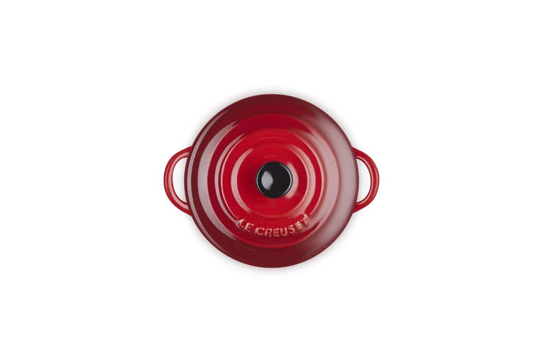 Le creuset - Mini cocotte rotonda in gres vetrificato - Ciliegia 10 CM / 0.25 L