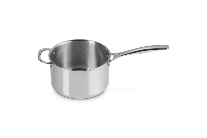 Casseruola con coperchio e maniglia in acciaio inox - 20 CM / 3.8 L