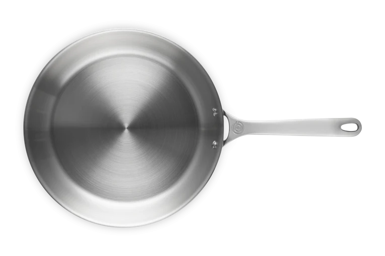 Padella bassa in acciaio inox - 30 CM