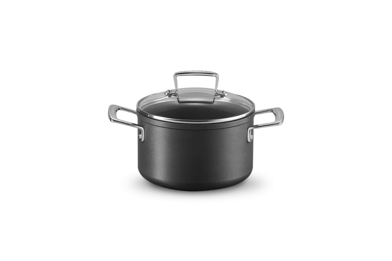 Pentola in alluminio antiaderente con coperchio vetro - 20 CM / 3.8 L